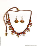 ATDP-21525 - Orange & Red Terracotta Mala