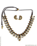 ATDP-21535 - Silver & Gold Terracotta Mala