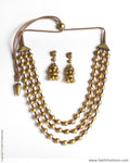 ATDP-21537 - Gold & Yellow Terracotta Mala