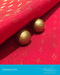 ATDP-5709 - Antique & Gold Terracota Stud