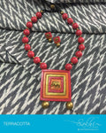 ATDP-7084 - Pink & Multi Terracota Mala