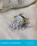 AX-R26669 - Gold & White hair Accessory