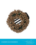 AX-S33 - Beige &  Faux Hair Cilp