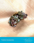 AXDP-0001 - Green & Multi Hairclip