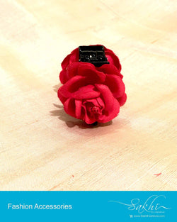 AXDP-0012 - Red & Black Hairclip