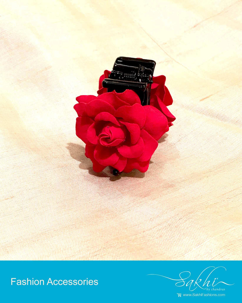 AXDP-0013 - Red & Black Hairclip