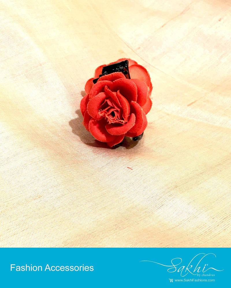 AXDP-0016 - Orange & Black Hairclip