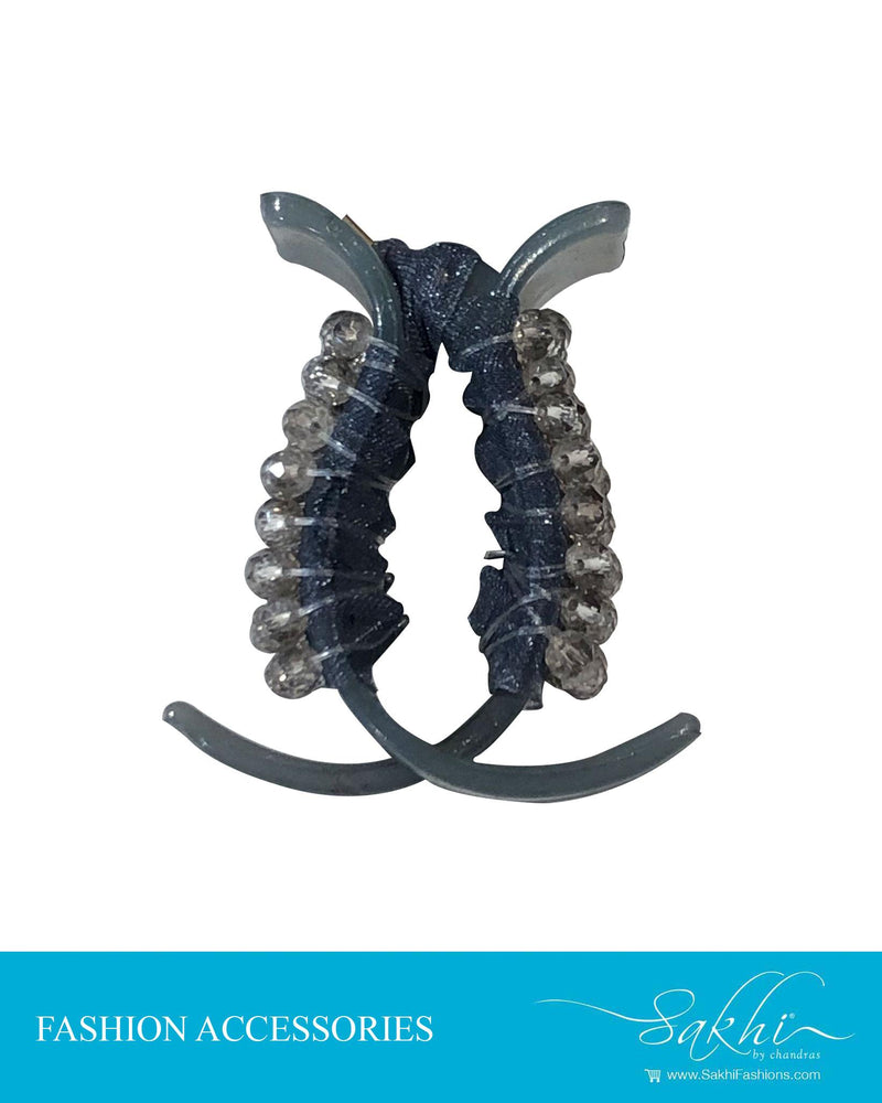 AXDP-0017028 - Grey &  Faux Hair Cilp
