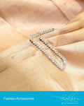 AXDP-0020 - Silver & White Hairclip
