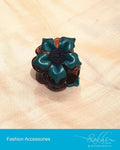 AXDP-0021 - Blue & Multi Hairclip