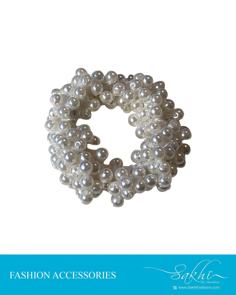AXDS-13011 - Pearl &  Faux Hair Cilp