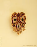 AXMSO-10828 - Yellow & Multi Silver & Gold Pendant