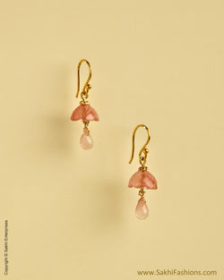 AXMSO-10839 - Peach & Gold Silver & Gold Hanging