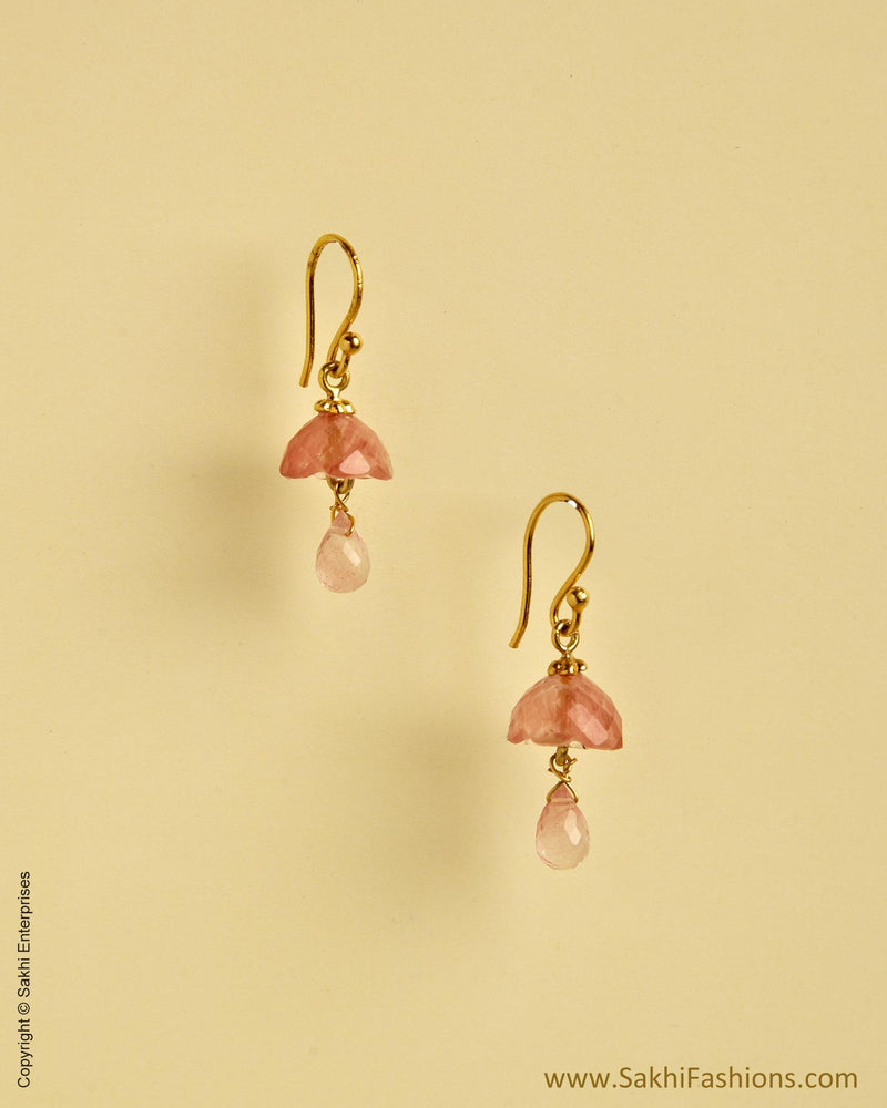 AXMSO-10839 - Peach & Gold Silver & Gold Hanging