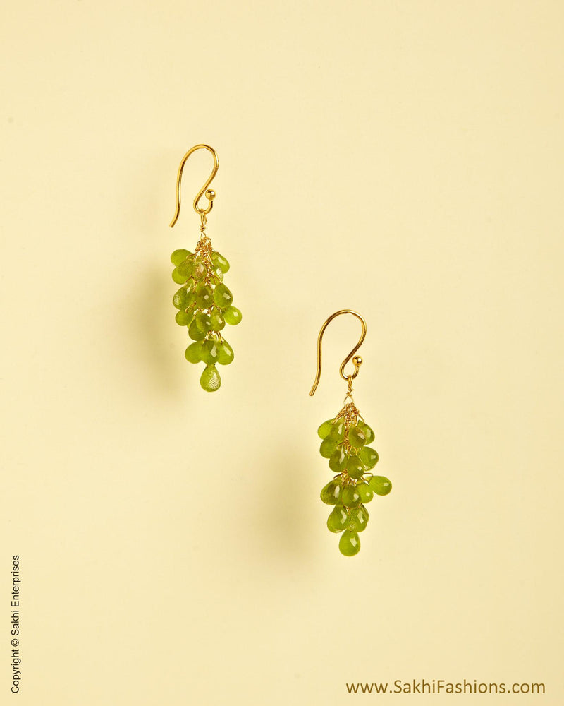 AXMSO-10850 - Green & Gold Silver & Gold Hook Hanging