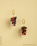 AXMSO-10852 Silver & Gold Earring