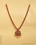 AXMSO-10860 - Red & Green Silver & Gold Spinal Chain