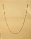AXMSO-10872 - Pearl & Gold Silver & Gold Pearl Mala