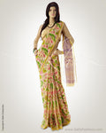 BGO-18499 - Beige & Multi Pure Kota Cotton Saree