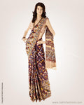 BGO-19949 - Beige & Multi Pure Cotton Saree
