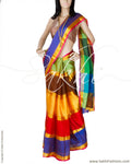 BGP-20219 - Multi & Gold Pure Silk Kota Saree