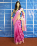 BGP-3331 - Pink &  Pure Tussar Silk Saree