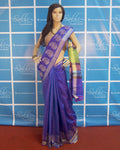 BGP-3530 - Purple & Multi Pure Tussar Silk Saree