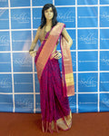 BGP-3823 - Pink & Gold Pure Kota Cotton Saree