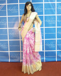 BGP-3873 - Pink & White Pure Kota Cotton Saree