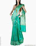 BGQ-1647 - Green Pure Tussar Silk Saree