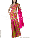 BGQ-329 - Multi & Multi Silk & Cotton Saree