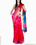 BGQ-5994 - Pink & Gold Pure Dupion Silk Saree
