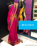 BGR-2751 - Pink & Multi Dupion Silk Saree