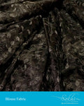 BL-Q12523 - Black &  Net Blouse Fabric