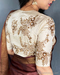 BL-S48878 Cream Floral Kanchi