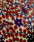 BLN-9447 - Cream & Multi Pure Cotton Un-Stitched Blouse Fabric