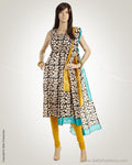 CDMSO-7434 Yellow & Black Pure Tussar silk Salwar