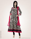 CDO-15923 - Black & Pink Pure Cotton Top