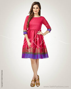 CDQ-8485 Banarasi Taj Dress