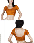DPBL-17076 - Mustard & Mustard Pure Silk Blouse