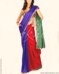 DPO-23026 - Multi &  Pure Tussar Silk Saree