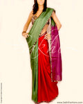 DPO-23027 - Multi Pure Tussar Silk Saree