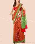 DPO-5244 - Multi Pure Crepe Silk Saree