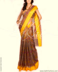 DPO-5537 - Multi & Yellow Pure Tissue Kota Saree