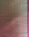 BLN-13971 - Maroon & Multi Brocade Un-Stitched Blouse Fabric