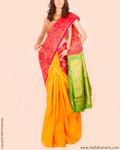 DPP-10085 - Pink & Multi Pure Kanchivaram Silk Saree
