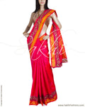 DPP-11365 - Peach & Antique Pure Kanchivaram Silk Saree