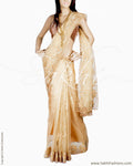 DPP-15140 - Beige & Multi Pure Tissue Kota Saree
