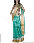 DPP-17870 - Blue & Gold Pure Silk Kota Saree