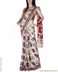 DPP-23867 - Beige & Multi Silk & Cotton Saree